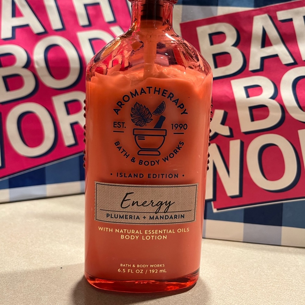 BBW Aromatherapy Energy Lotion Gently Used